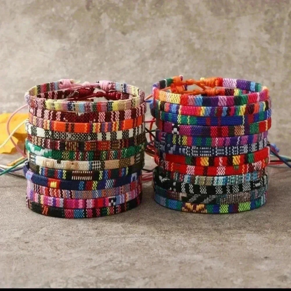 Bohemian women men bracelets (8 piece) - Picture 1 of 6